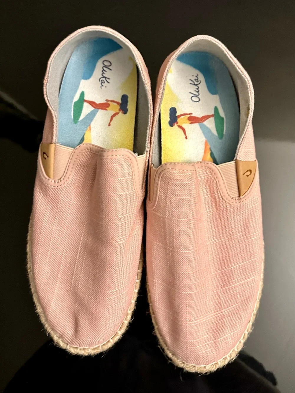 OluKai Blush Slip-On Espadrilles